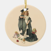  Afstuderen, gefeliciteerde collega's! Keramisch Ornament (Voorkant)