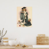  Afstuderen, gefeliciteerde collega's! Poster (Keuken)