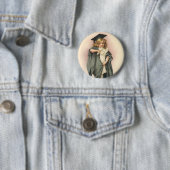 Afstuderen, gefeliciteerde collega's! Ronde Button 5,7 Cm (In situ)