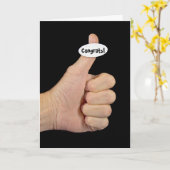 Afstuderen gelukwensen kaart (Gele Bloem)