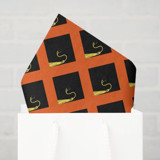 Afstuderen geschenken Sinaasappel Tissuepapier (Cadeauzakje)