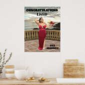 AFSTUDEREN GEVESTIGD POSTER (Keuken)