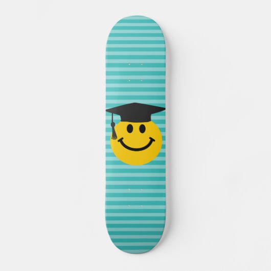 Afstuderen gezicht skateboard (Voorkant)