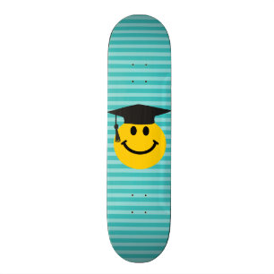Afstuderen gezicht skateboard