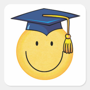 Afstuderen Gezicht Sticker