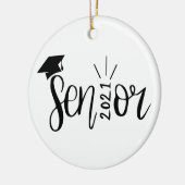 Afstuderen Gift, klasse 2021, senior 2021 Keramisch Ornament (Links)
