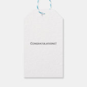 Afstuderen Gift Label, Klasse van 2025 Label, Kraf Cadeaulabel (Achterkant)