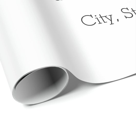 Afstuderen Gift Wrap Lila en White HAMbyWG Cadeaupapier (Rol Hoek)