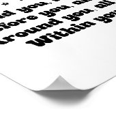 Afstuderen Gifts for Her/him Het avontuur begint Poster (Hoek)