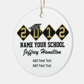 Afstuderen Girl - See Back - SRF Keramisch Ornament (Links)