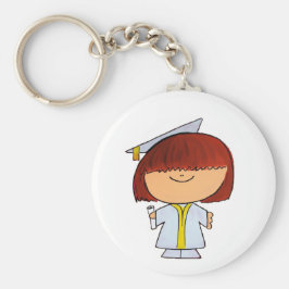 Afstuderen Girl Sleutelhanger