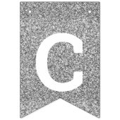 Afstuderen Glam Silver Creëer Uw klasse van Vlaggetjes (Tweede vlag)