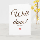 Afstuderen Goed gedaan Kaart (Gele Bloem)