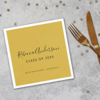 Afstuderen Gold Calligraphy Class of 2023