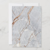 Afstuderen Gold Pet Marble Stone Graduparty Kaart (Achterkant)