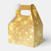 Afstuderen Gold Sparkle Custom Senior Photo Party Bedankdoosjes (Achterkant)