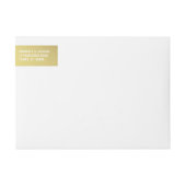 Afstuderen Gold | Witte handomdraai met briefkast (Voorkant)