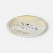 Afstuderen goud Abstract met bijbelversie Papieren Bordje (Gekanteld)