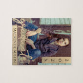 Afstuderen gouden script | Elegant Afstudeerder fo Legpuzzel (Horizontaal)