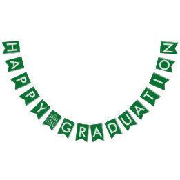 Afstuderen Green School Bunting Banner