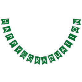 Afstuderen Green School Bunting Banner