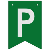 Afstuderen Green School Bunting Banner (Derde vlag)