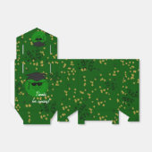 Afstuderen Groene Confetti-Tent Favor Box Bedankdoosjes (Uitgevouwen)