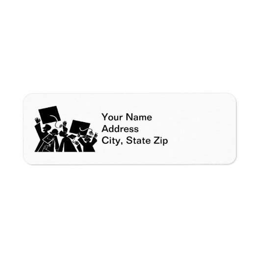 Afstuderen Group Class of 20XX Adress Labels (Voorkant)