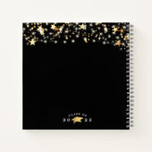 Afstuderen Guest Book 2022 Photo Black Gold Notitieboek (Achterkant)