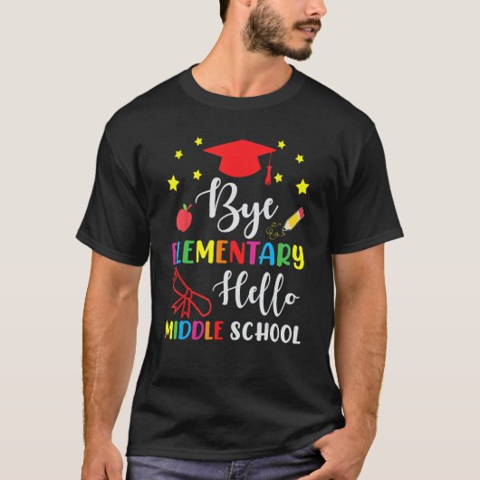 Afstuderen Hallo Bye Elementary T-shirt (Voorkant)