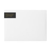 Afstuderen handgeschreven Gold Shimmer Script Wrap (Voorkant)