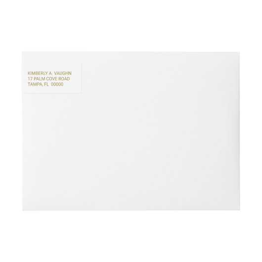 Afstuderen handmatige Letterige Gold Script-omloop (Voorkant)