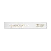 Afstuderen handmatige Letterige Gold Script-omloop (Individueel)