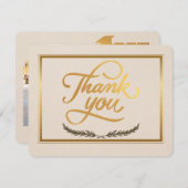  Afstuderen Hartelijk dank Bedankkaart (Voorkant / Achterkant)