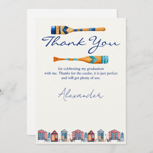Afstuderen Hartelijk dank Kaart (Voorkant / Achterkant)
