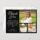  Afstuderen - Hartelijk dank - Kaart 3 Foto's (Voorkant / Achterkant)