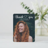 Afstuderen Hartscript - Hartelijk dank Kaart (Staand voorkant)