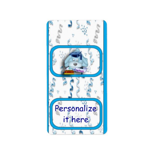 Afstuderen Hershey Miniatuur Snoep Wrapper Labels (Voorkant)