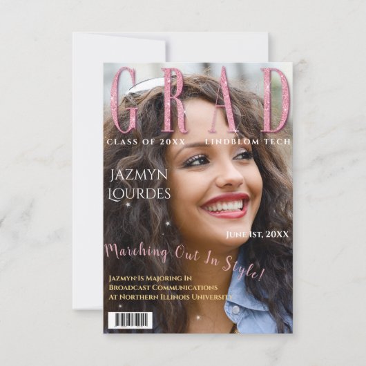 Afstuderen het Afstuderen van de Foto van het Hoes (Voorkant)