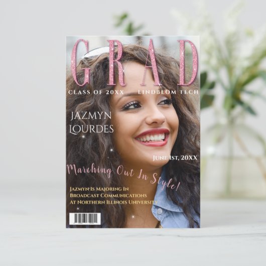 Afstuderen het Afstuderen van de Foto van het Hoes (Staand voorkant)