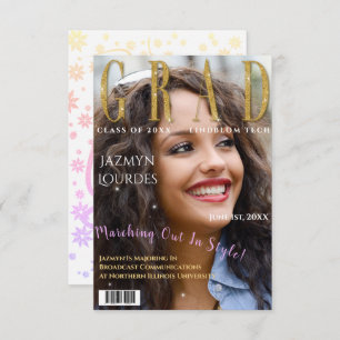 Afstuderen het Afstuderen van de Foto van het Hoes