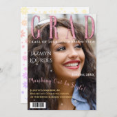 Afstuderen het Afstuderen van de Foto van het Hoes Aankondiging (Voorkant / Achterkant)