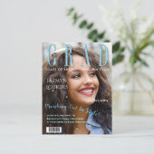 Afstuderen het Afstuderen van de Foto van het Hoes Briefkaart (Staand voorkant)