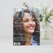 Afstuderen het Afstuderen van de Foto van het Hoes Kaart (Staand voorkant)