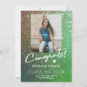 Afstuderen het girale moderne afstuderen voor midd aankondiging (Voorkant)