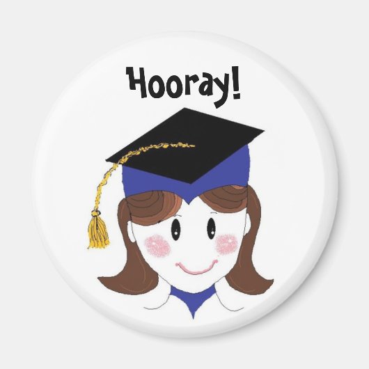 Afstuderen Hooray Magneet (Voorkant)
