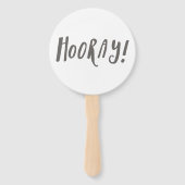 Afstuderen Hooray! Ventilatoren Handwaaier (Achterkant)