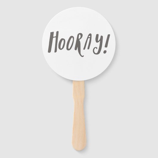 Afstuderen Hooray! Ventilatoren Handwaaier (Achterkant)