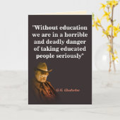 Afstuderen Humor Kaart (Gele Bloem)