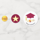 Afstuderen in Bourgondië en Gouden Confetti (Achterkanten)